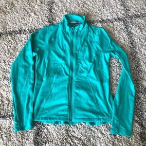 Athlete front zip sweatshirt